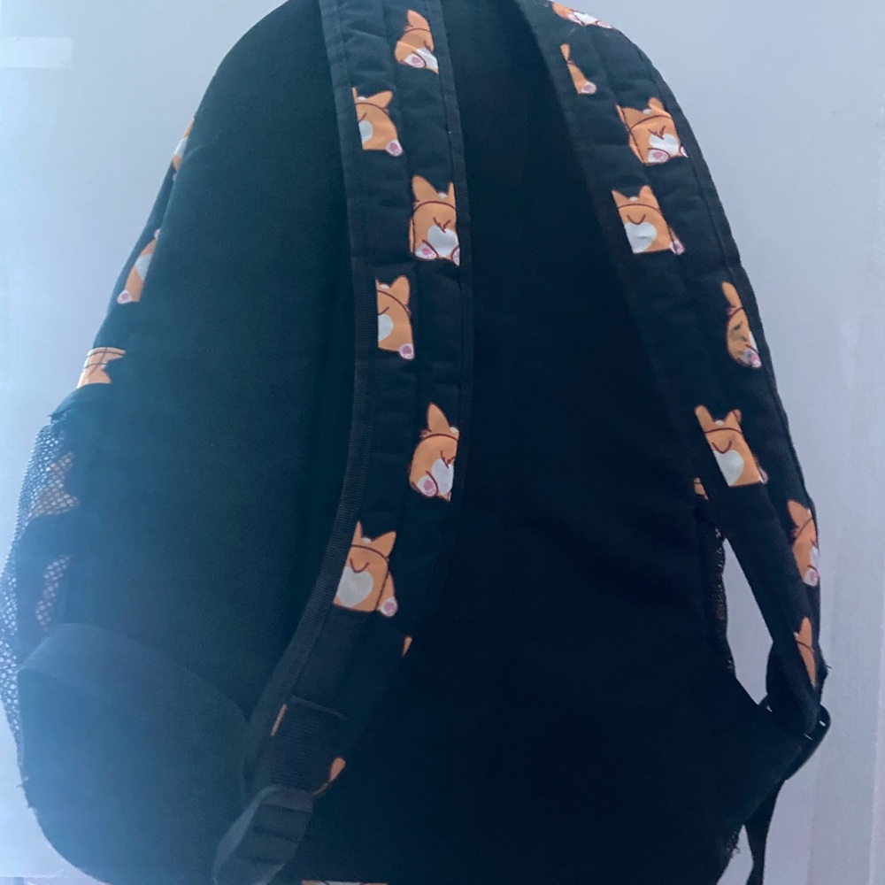 ☾.݁ᛪ༙ Cute Corgi Butts Print Backpack - Picture 6 of 11